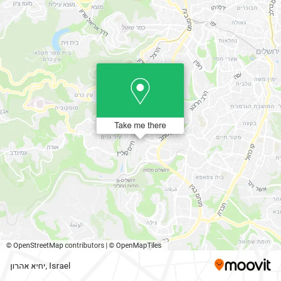 Карта יחיא אהרון