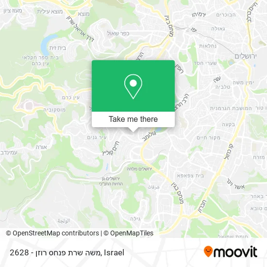 2628 - משה שרת פנחס רוזן map