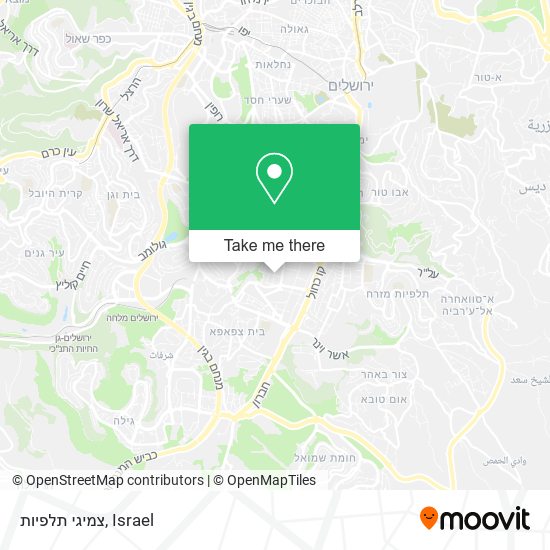 צמיגי תלפיות map