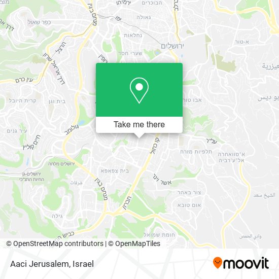 Aaci Jerusalem map