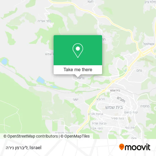 Карта ליברמן נירה