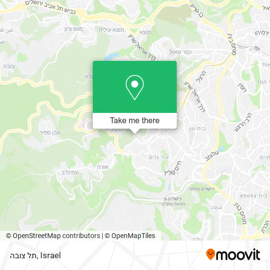 Карта תל צובה