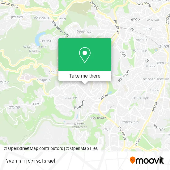 Карта אידלמן ד ר רפאל