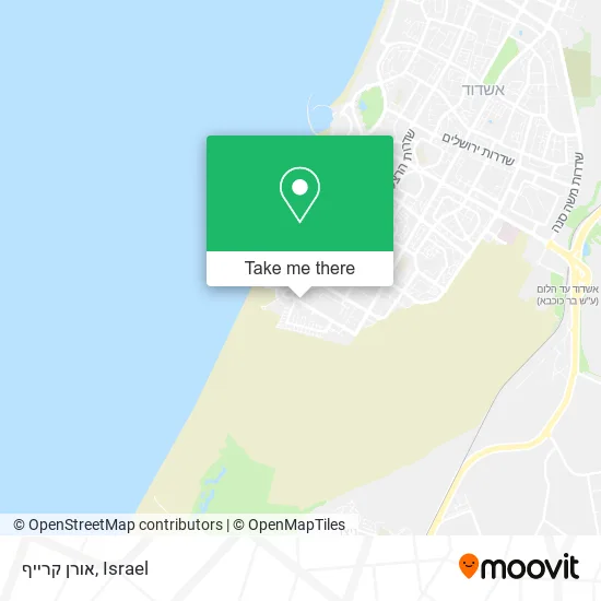 Карта אורן קרייף