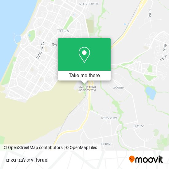 את-לבני נשים map