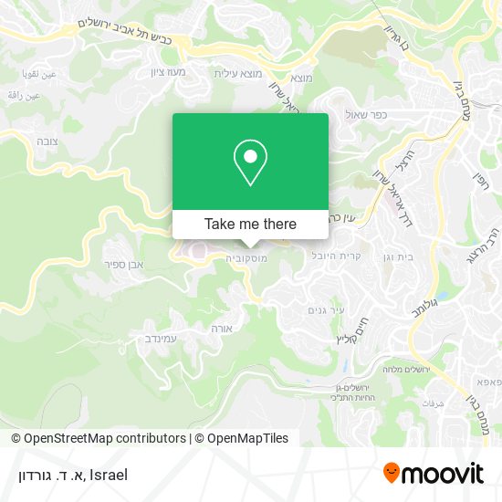 Карта א. ד. גורדון