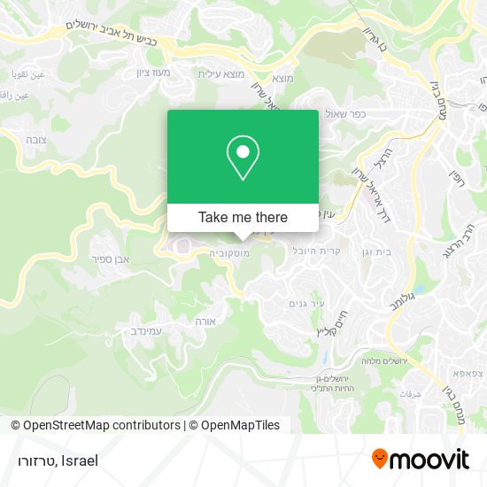 טרזורו map