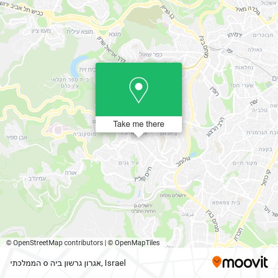 אגרון גרשון ביה ס הממלכתי map