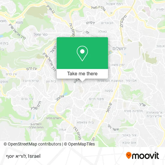 Карта לוריא יוסף