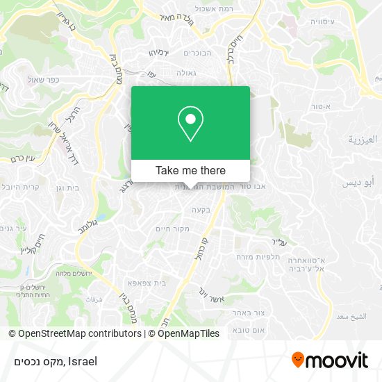 מקס נכסים map