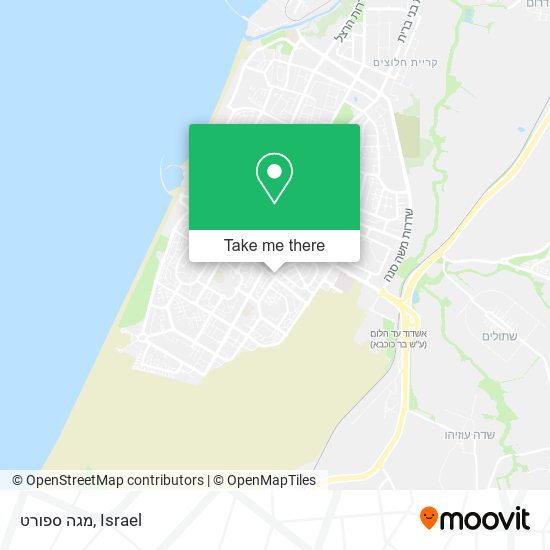 מגה ספורט map