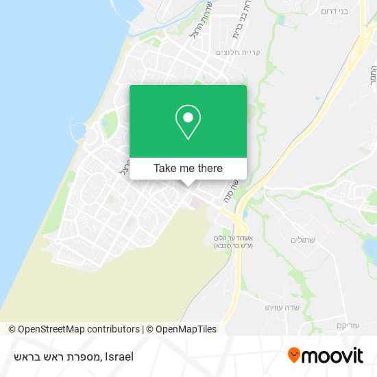 מספרת ראש בראש map