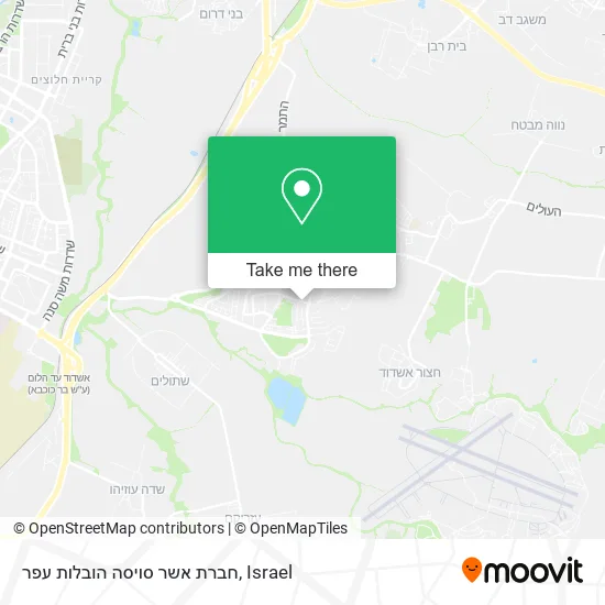 Карта חברת אשר סויסה הובלות עפר