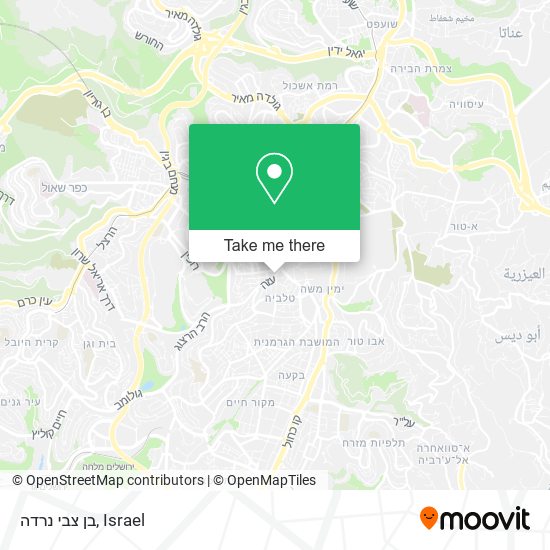 בן צבי נרדה map