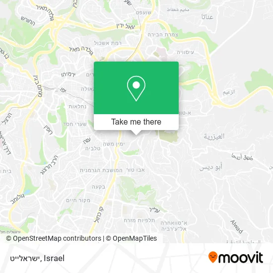 Карта ישראלייט