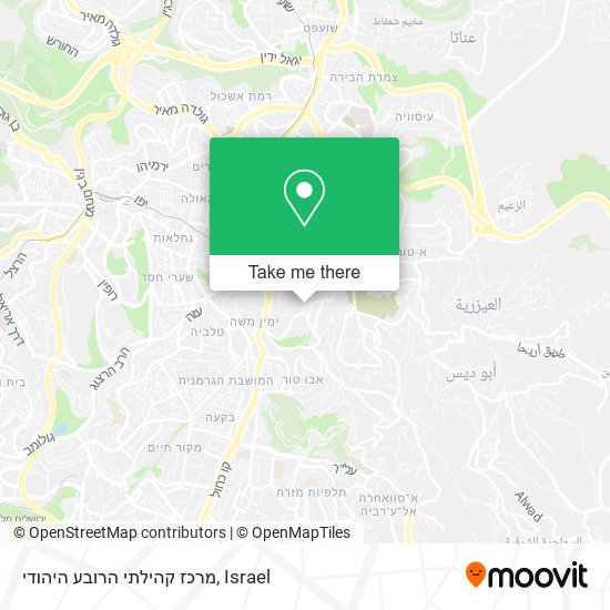 מרכז קהילתי הרובע היהודי map