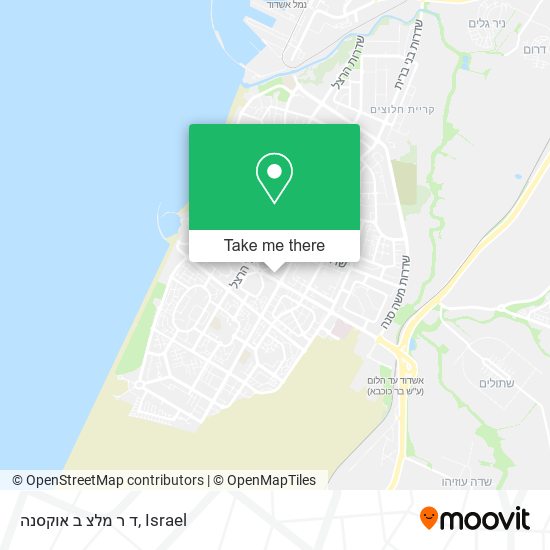 ד ר מלצ ב אוקסנה map