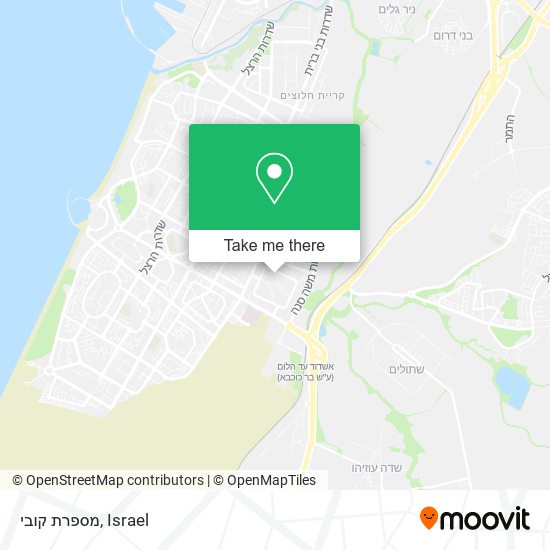 מספרת קובי map