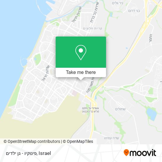 פינוקיו - גן ילדים map