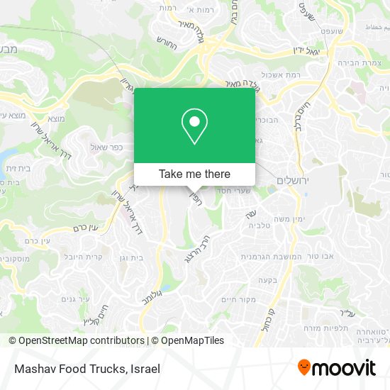 Mashav Food Trucks map