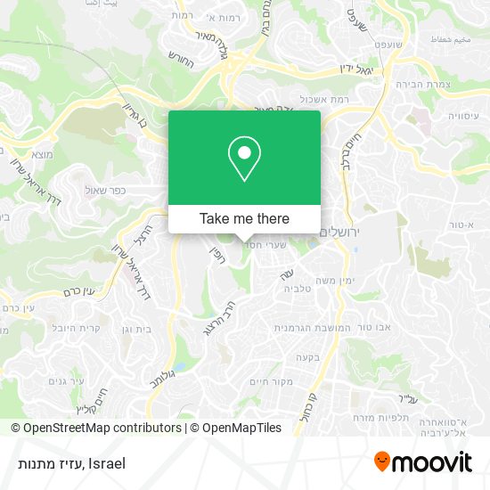 עזיז מתנות map