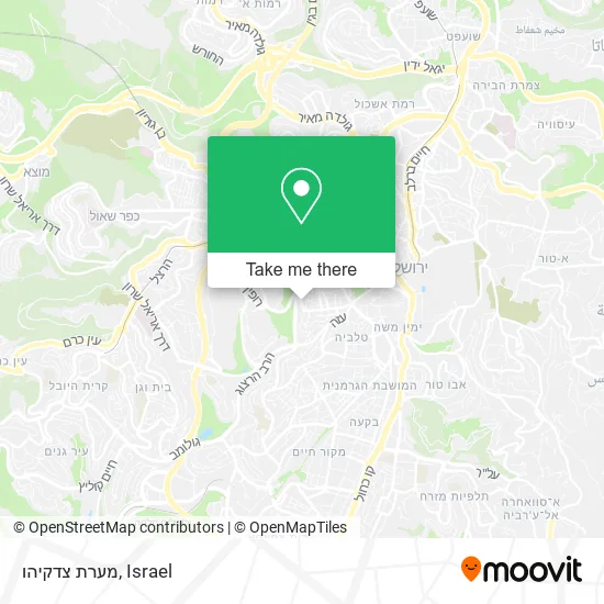 Карта מערת צדקיהו