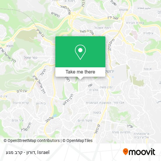 דורון - קרב מגע map