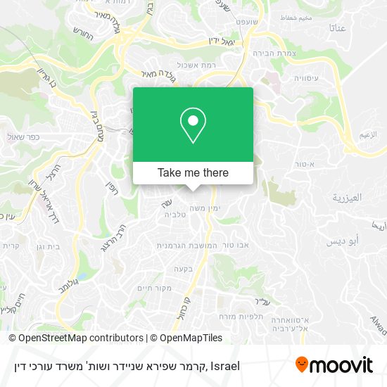 קרמר שפירא שניידר ושות' משרד עורכי דין map