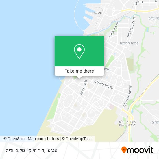 ד ר חייקין גולוב יוליה map