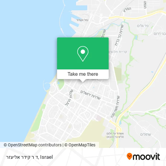 ד ר קידר אליעזר map