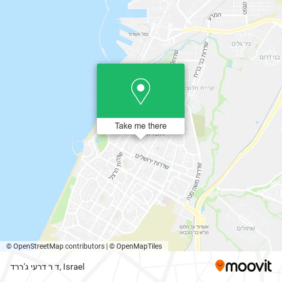 Карта ד ר דרעי ג'ררד