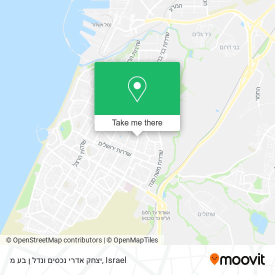 יצחק אדרי נכסים ונדל ן בע מ map