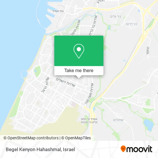 Карта Begel Kenyon Hahashmal