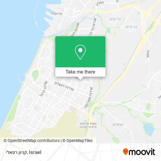 Карта קניון רפאלי