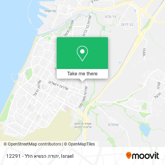 12291 - יהודה הנשיא הלל map