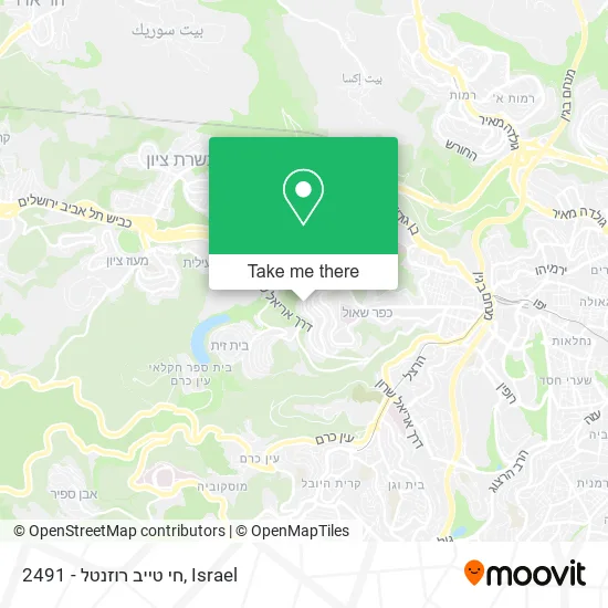 2491 - חי טייב רוזנטל map