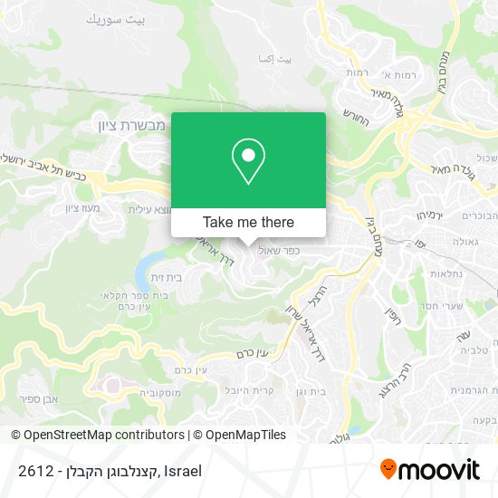 2612 - קצנלבוגן הקבלן map
