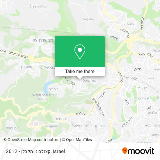 2612 - קצנלבוגן הקבלן map