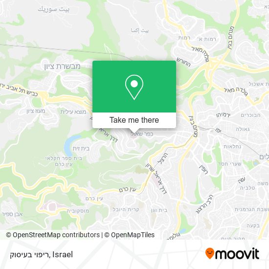 ריפוי בעיסוק map