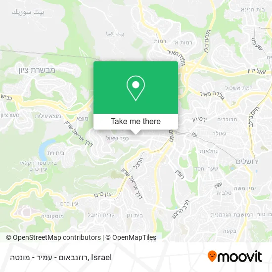Карта רוזנבאום - עמיר - מונטה