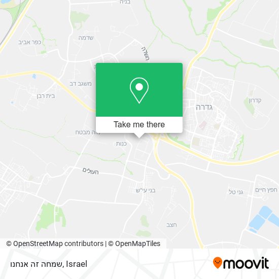 שמחה זה אנחנו map