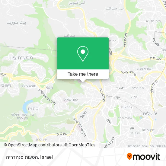 Карта הסעות סנהדריה