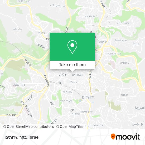 בקר שרותים map