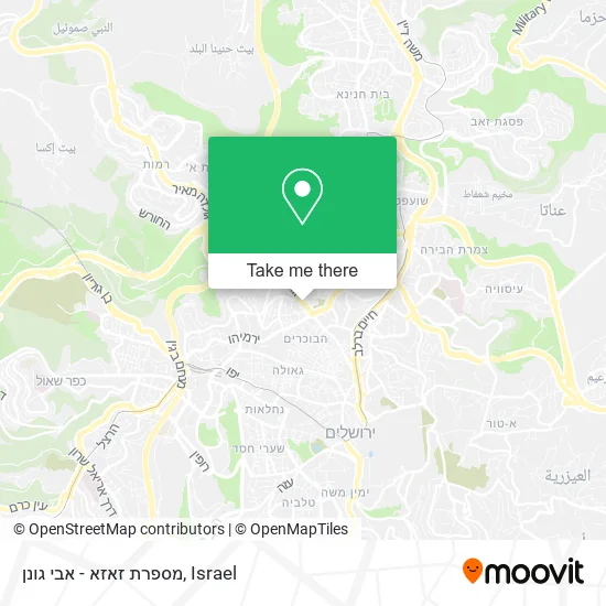 מספרת זאזא - אבי גונן map