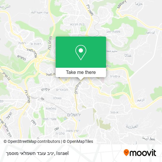 יניב עובד חשמלאי מוסמך map