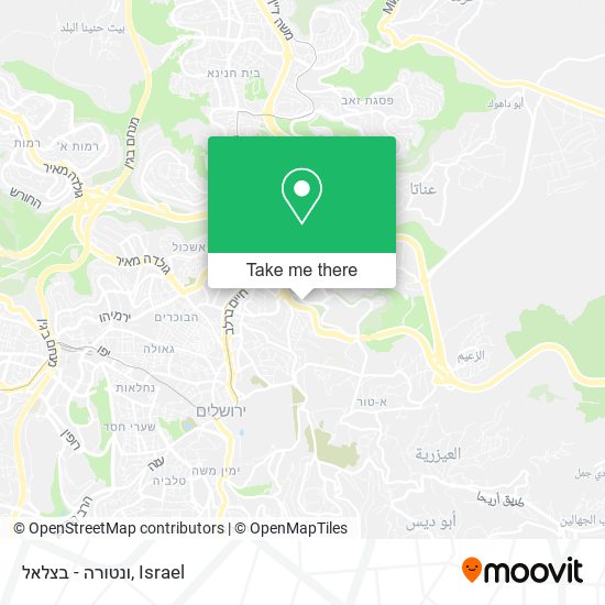ונטורה - בצלאל map