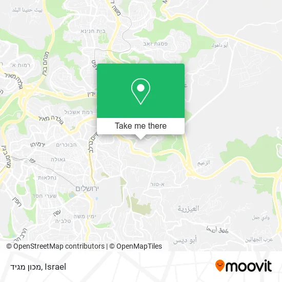 Карта מכון מגיד