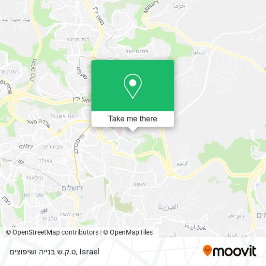 ט.ק.ש בנייה ושיפוצים map