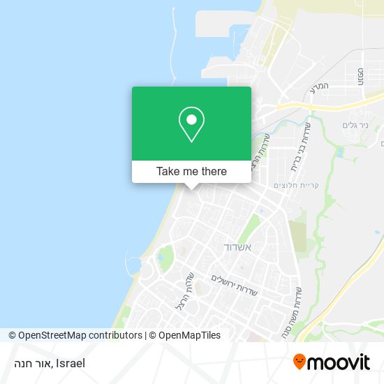 אור חנה map