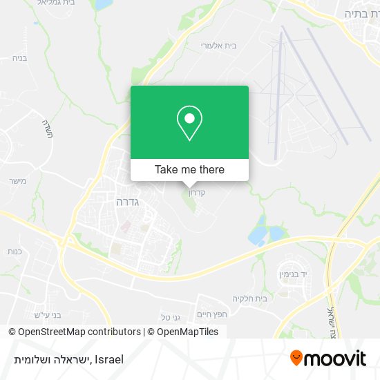ישראלה ושלומית map